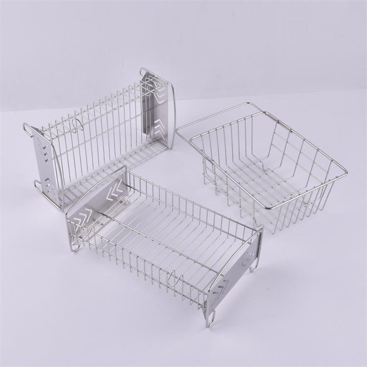 304不銹鋼餐具瀝淋水收納架 餐具消毒籃_http://m.golfflog.com.cn_不銹鋼編織網(wǎng)類_第1張